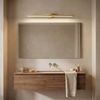 Настінний LED світильник для ванної SWE048-1W 80cm GOLD BRUSH