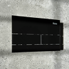 Concealed cistern frame K011A-Q Rea T Black Glass