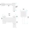 Bath faucet PREMIUM REA Joe Brush Copper