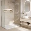shower tray Rea Belmond White 80x100 Chrome
