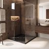 Shower tray Bazalt CARRARA BLACK 90x90