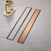 Γραμμική αποστράγγιση REA Neox brush copper 60