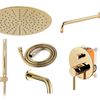 Built-in shower set Rea Lungo Gold + BOX