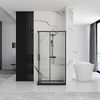 Cabine de douche Rea Punto Black 80x100