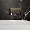 UGRADBENA KUPAONSKA POLICA LED 30x45 black