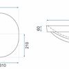 Vasque à encastrer Rea Arleta