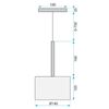 Plafonnier APP1698-1CP Chrome