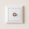 Anténní Zásuvka s Rámečkem OSTE JNH012-G WHITE
