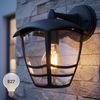Homlokzati fali lámpa JNH037-1G Black