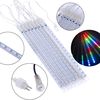 Lumières glaçons LED multicolore RGB 8 pièces