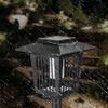 Lampa ogrodowa solarna LED owadobójcza J-22 Czarna