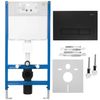 Concealed cistern frame K011A-Q Rea HD Black
