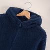 Women's sweatshirt Sherpa Navy Blue S