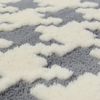 Tapis en peluche Clover Grey