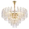 Lampa Wisząca z Kryształami SWE080-CP 50cm Złota
