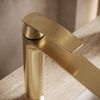 Bathroom faucet PREMIUM Rea Como Brush Gold High