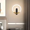 WALL LAMP LED LHJ068-W C BRUSH GOLD/BLACK