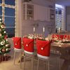 Christmas Chair Cover 6 pcs Santa's Hat