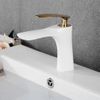 Grifo de baño Rea Orbit White Gold Low