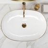 Lavoar de blat Rea CLEO White Gold Edge