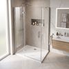 shower tray Rea Belmond White 80x100 Chrome