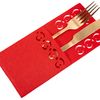 Cutlery Cover Set 4 pcs KF357-4R red