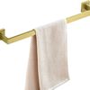 Wieszak łazienkowy na ręczniki jednoramienny złoty 332917A