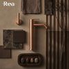 Robinet de salle de bain Rea Ontario Brush Copper