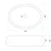 Countertop Basin Rea Mika Light Grey