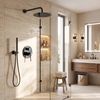Kit de douche encastré REA Lungo Black Metallic + BOX