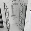 Shower enclosure Rea Molier Black Double 100x100