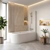 Bathtub Rea Orion Stripe Right 160cm