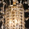 Lampa Wisząca z Kryształami SWE090-CP 30cm Złota