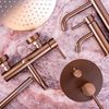 Built-in shower set Rea Lungo Copper Brush + BOX