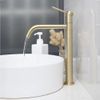 Grifo de baño Rea Lugano Slim Brush Gold High