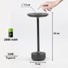 Bedside lamp APP1371-T Black