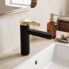 Robinet de lavabo REA Polo Black Gold Low