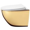 Cuvette WC suspendue Rea Carlo Mini Tornado NFQ GOLD WHITE