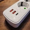 Prelungitor Multipriză 3 prize + 2x USB-A + USB-C JNH024-3B White