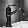 Bathroom faucet Rea Vintage Old Black Low