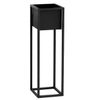 Macizo de flores de metal black 60cm FS-C60