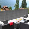 Lamelle occulante PVC 1m Dark Grey