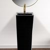 Lavabo monolitico Rea Kamila Black