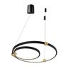 Deckenlampe Black Ring led + Fernbedienung APP692-30-50