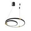 Lampa Ring led + pilot APP692-30-50 Czarna