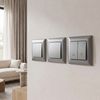 Žalúziový Spínač s Rámikom OSTE JNH009-W GREY