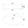 Countertop Basin REA Nastazja 61