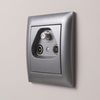 RTV-SAT Antenos Lizdas su Rėmeliu OSTE JNH011-A GREY