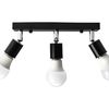 Lampa Sufitowa Reflektor Plafon APP699-3C Czarna