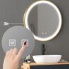Mirror LED 60cm MMJ BRUSH GOLD
